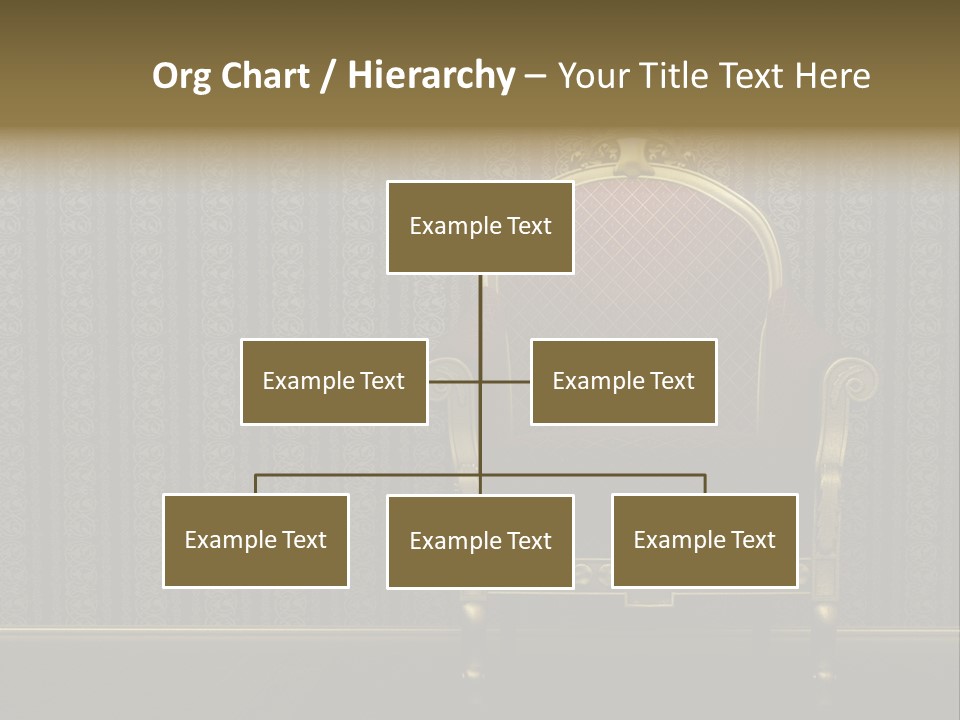 Living Chandelier Luxury PowerPoint Template