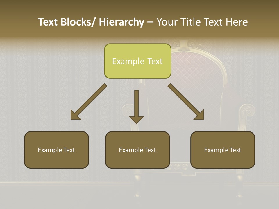 Living Chandelier Luxury PowerPoint Template