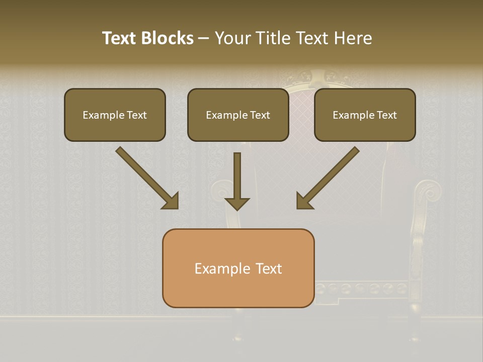 Living Chandelier Luxury PowerPoint Template