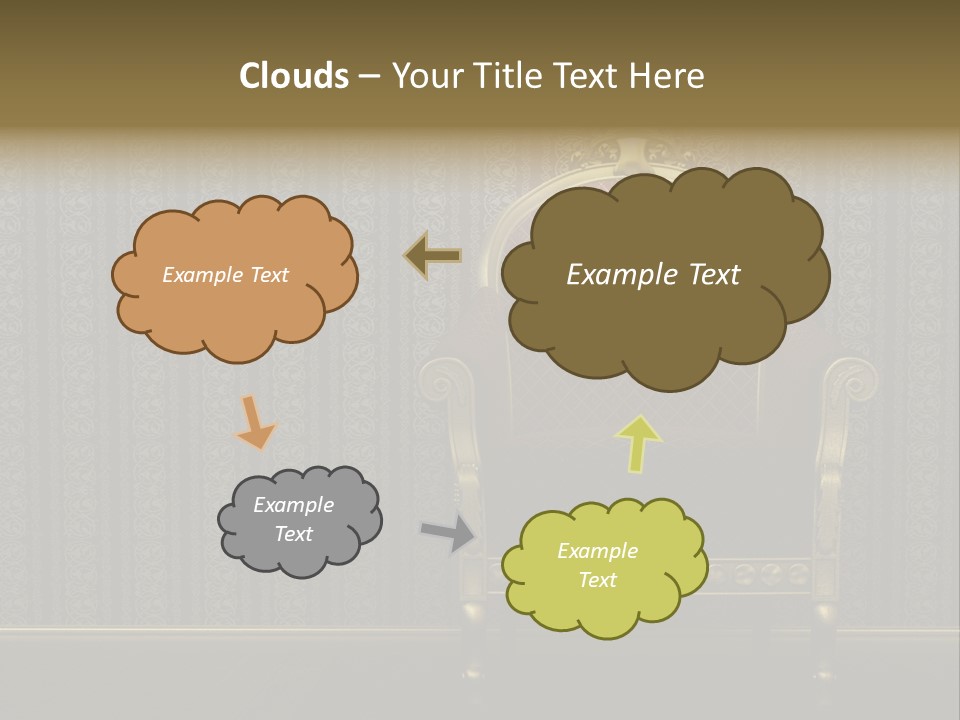 Living Chandelier Luxury PowerPoint Template
