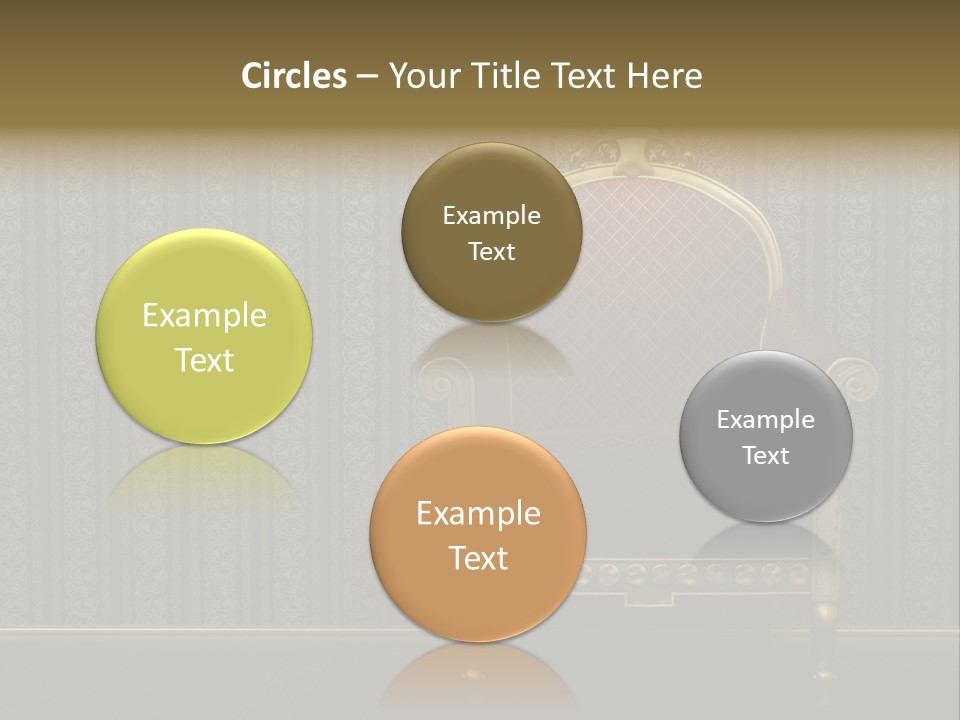 Living Chandelier Luxury PowerPoint Template