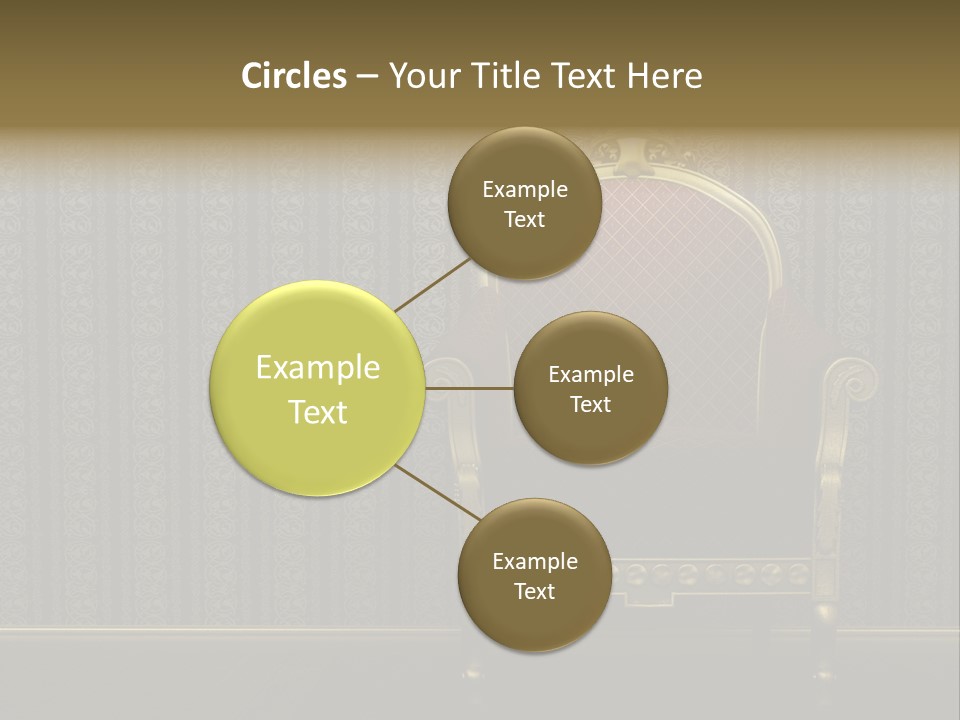 Living Chandelier Luxury PowerPoint Template