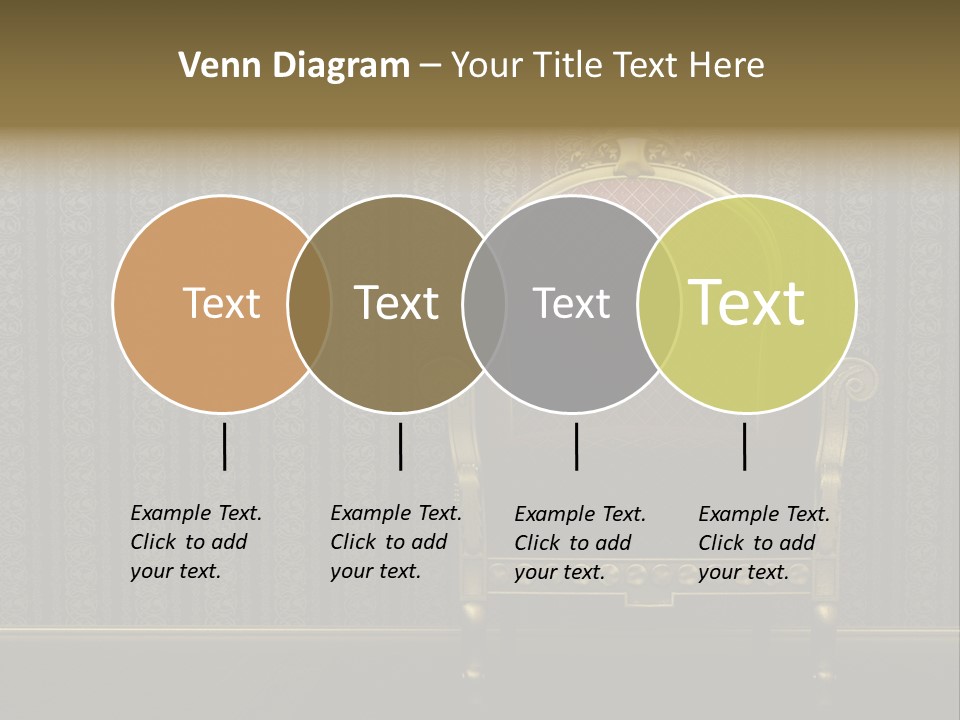 Living Chandelier Luxury PowerPoint Template