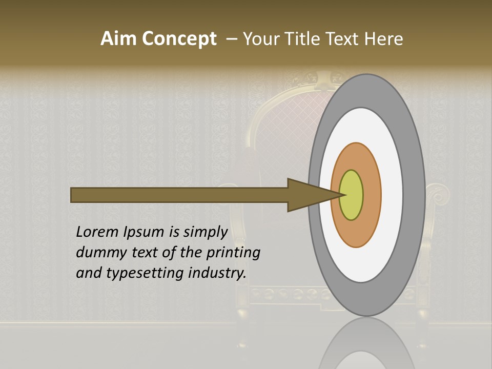 Living Chandelier Luxury PowerPoint Template