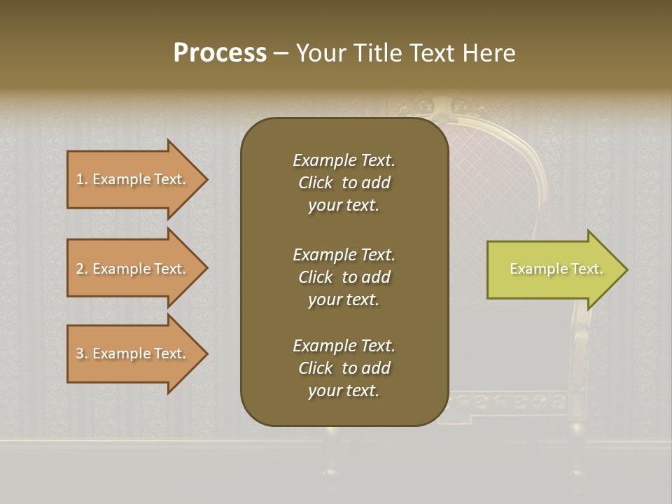 Living Chandelier Luxury PowerPoint Template