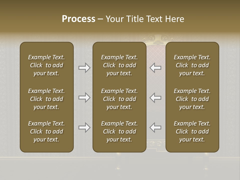 Living Chandelier Luxury PowerPoint Template