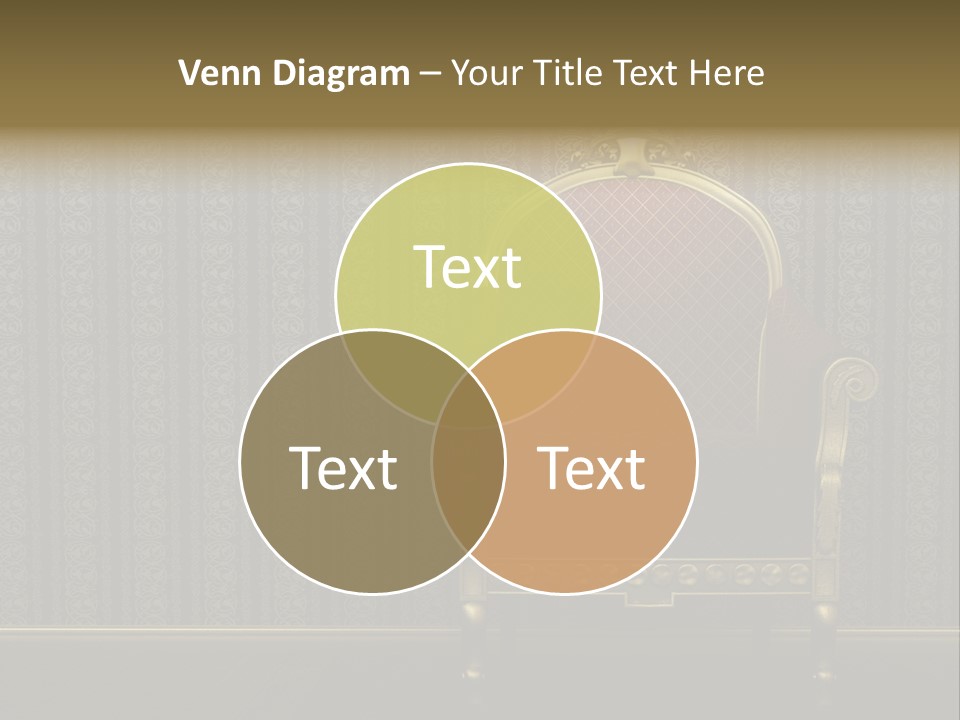 Living Chandelier Luxury PowerPoint Template