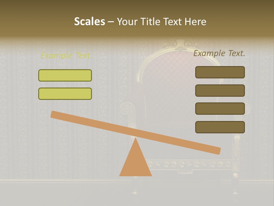 Living Chandelier Luxury PowerPoint Template