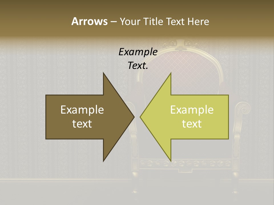 Living Chandelier Luxury PowerPoint Template