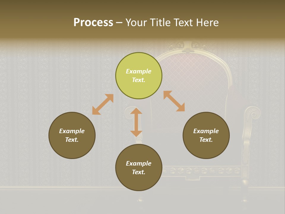 Living Chandelier Luxury PowerPoint Template