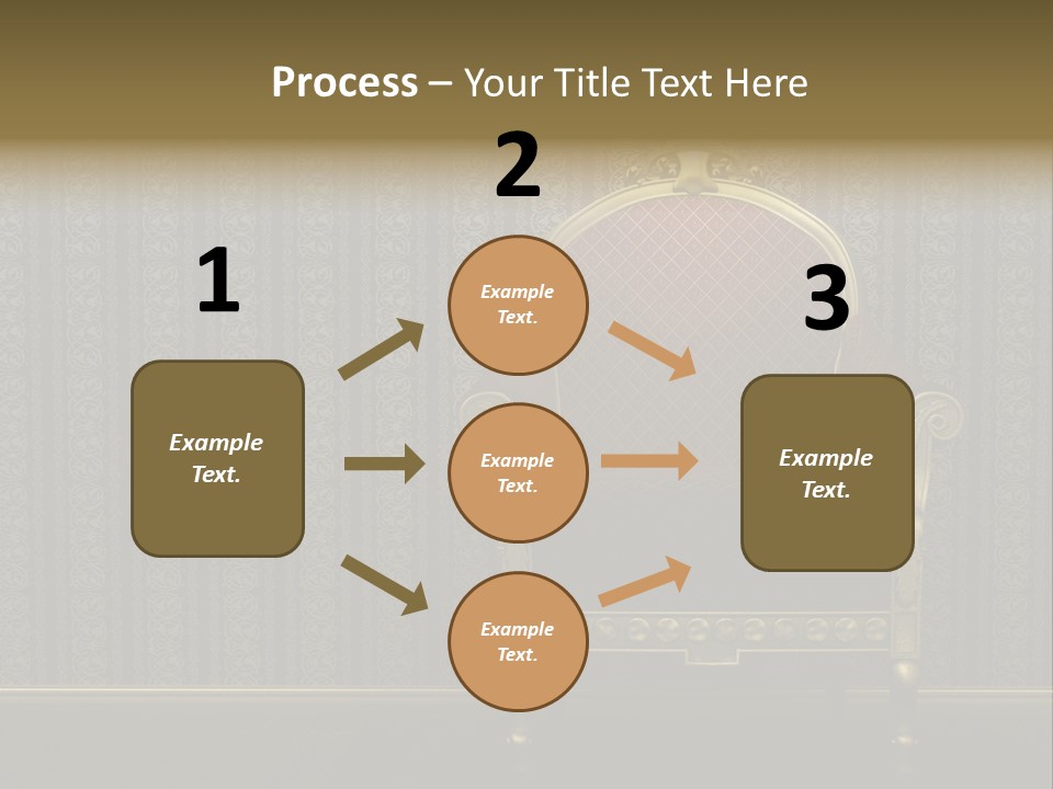 Living Chandelier Luxury PowerPoint Template