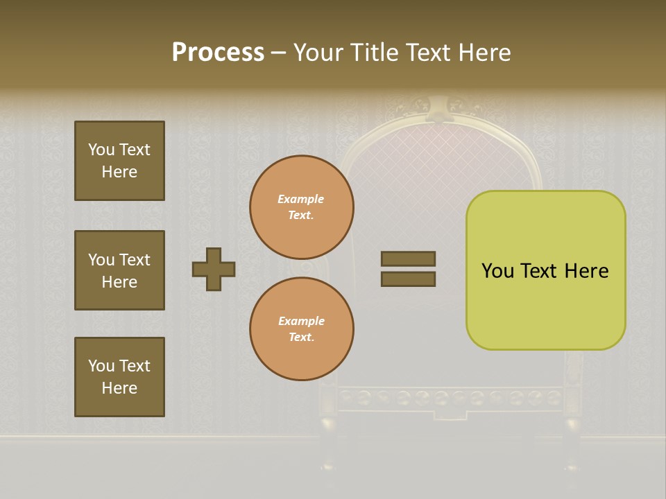Living Chandelier Luxury PowerPoint Template