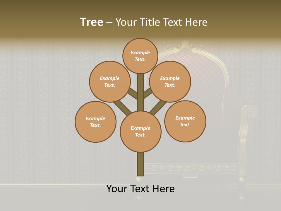 Living Chandelier Luxury PowerPoint Template