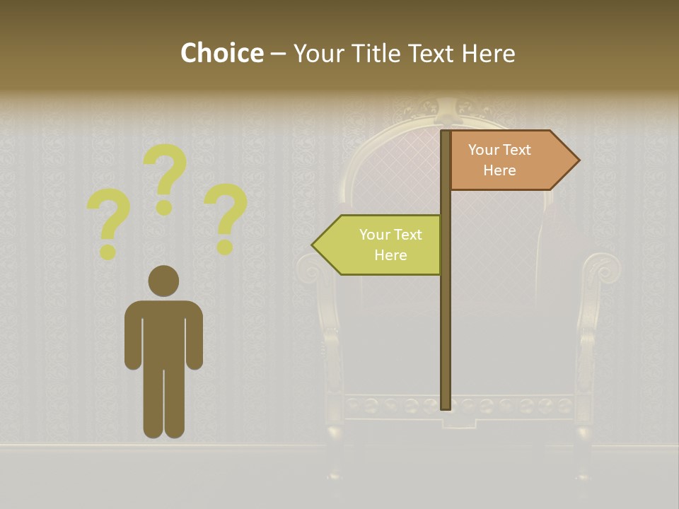 Living Chandelier Luxury PowerPoint Template