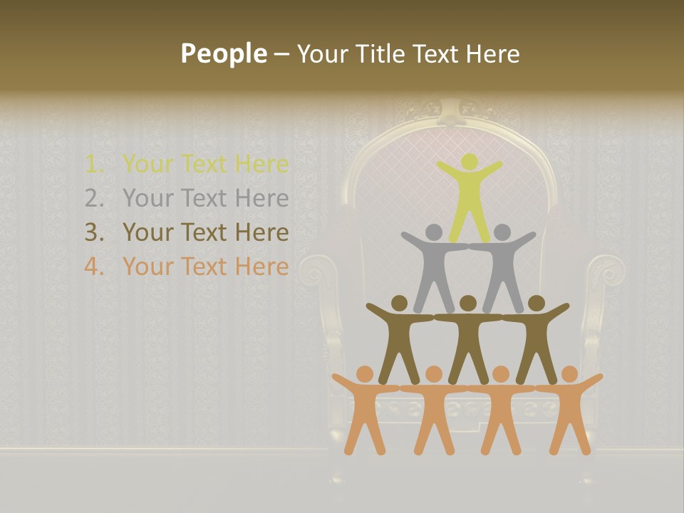 Living Chandelier Luxury PowerPoint Template