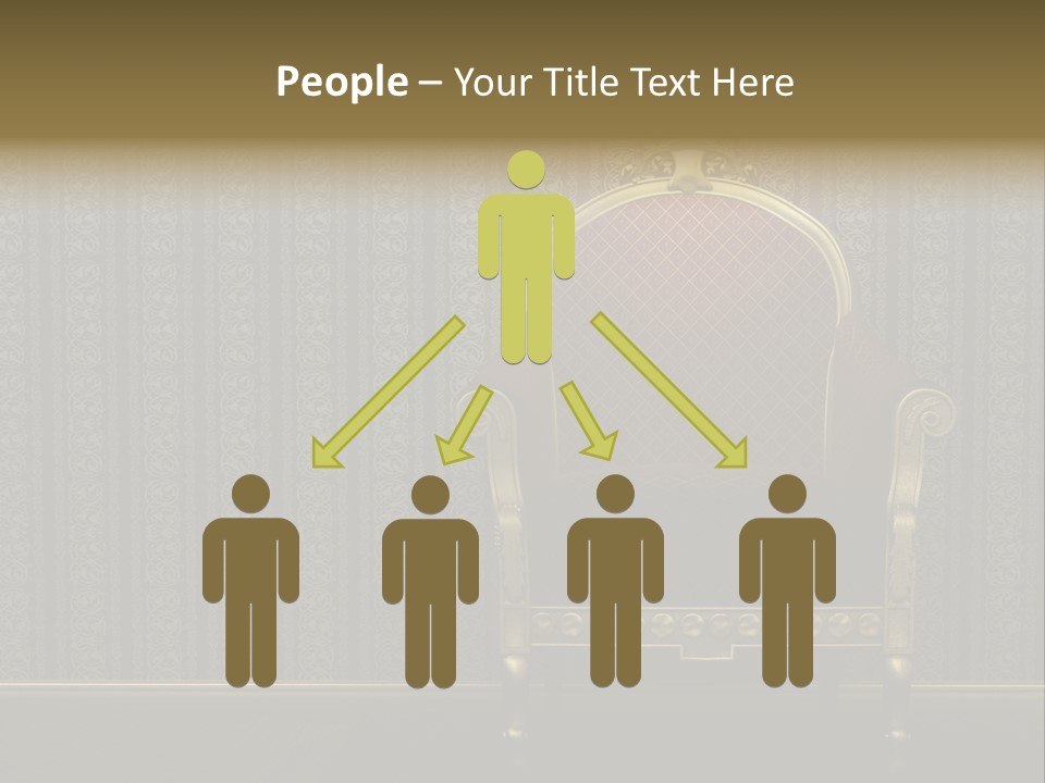 Living Chandelier Luxury PowerPoint Template