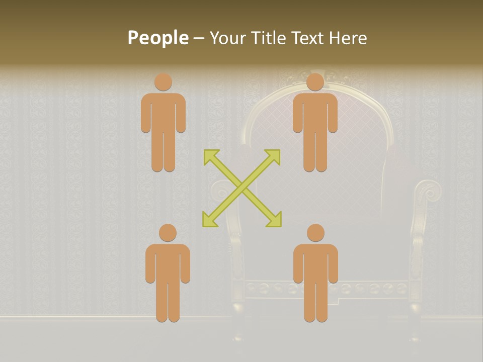 Living Chandelier Luxury PowerPoint Template