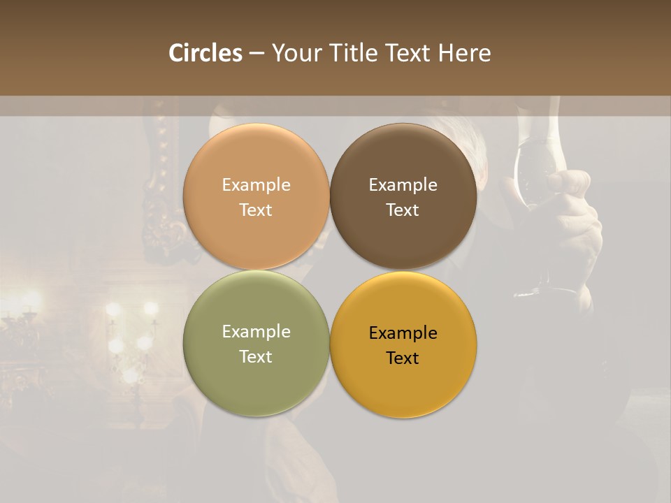 Sitting Girl Sparkling PowerPoint Template