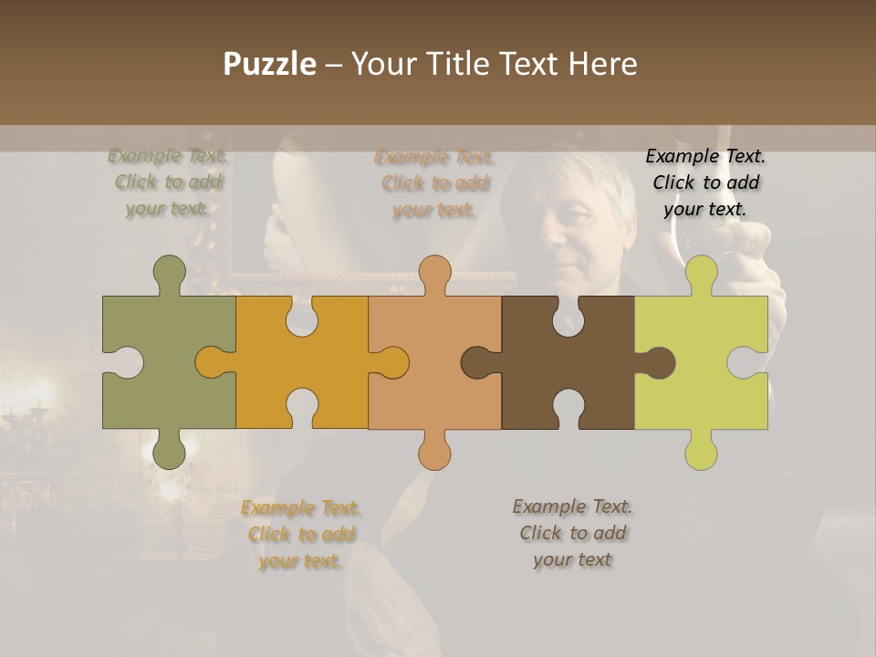 Sitting Girl Sparkling PowerPoint Template