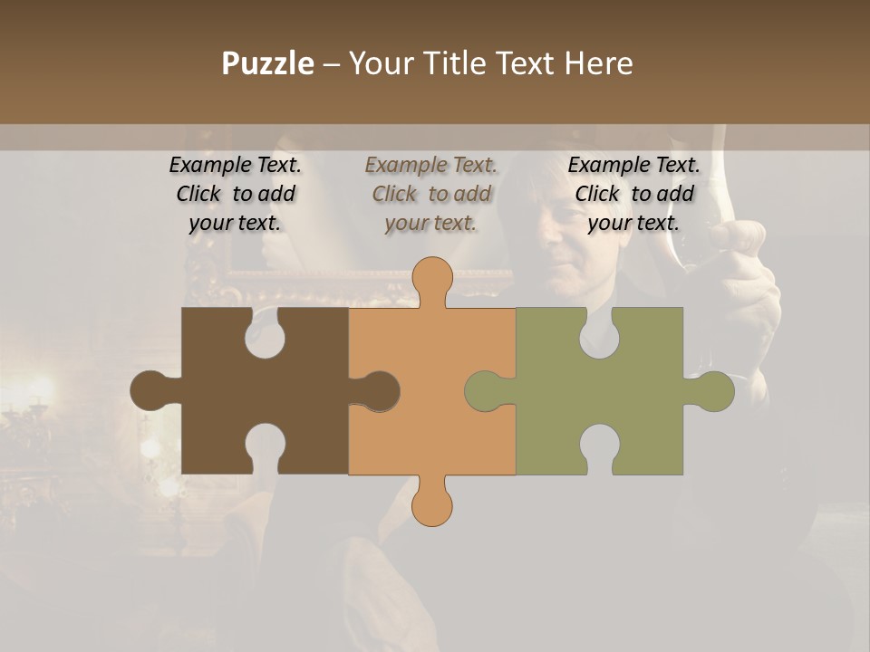 Sitting Girl Sparkling PowerPoint Template