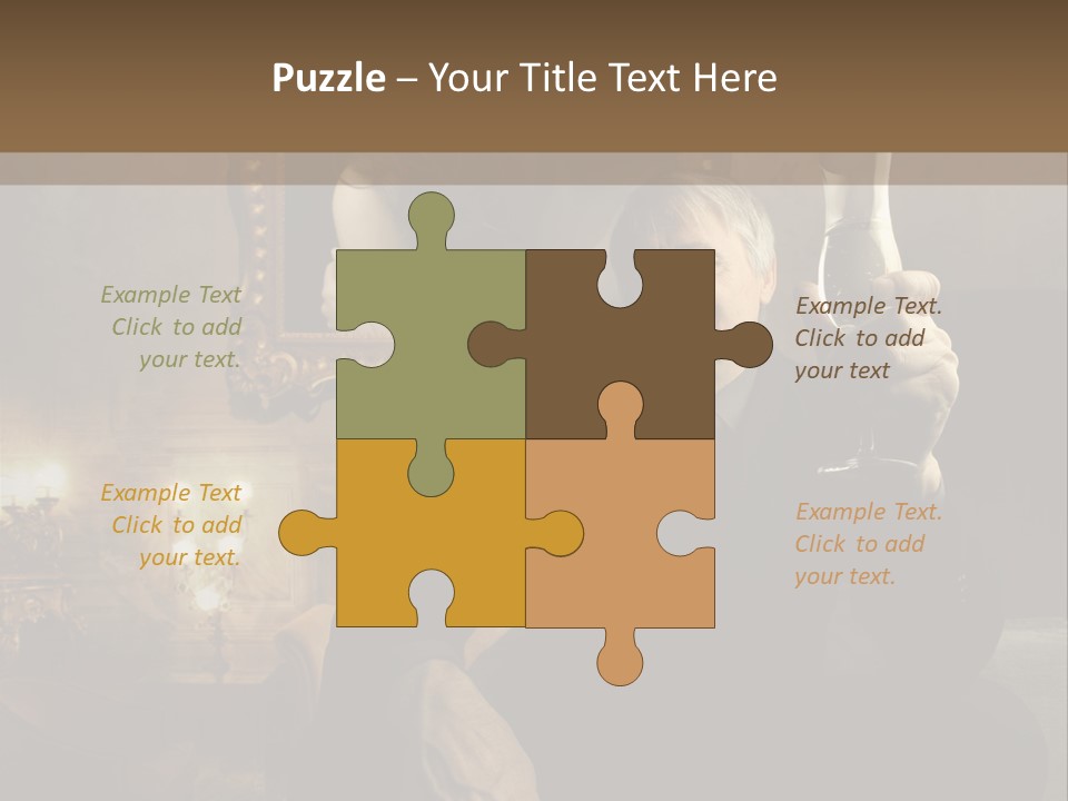 Sitting Girl Sparkling PowerPoint Template