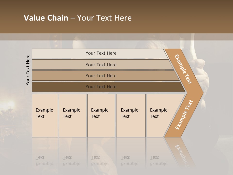 Sitting Girl Sparkling PowerPoint Template