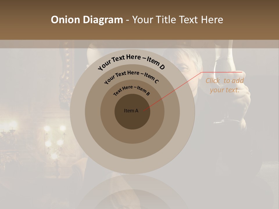 Sitting Girl Sparkling PowerPoint Template