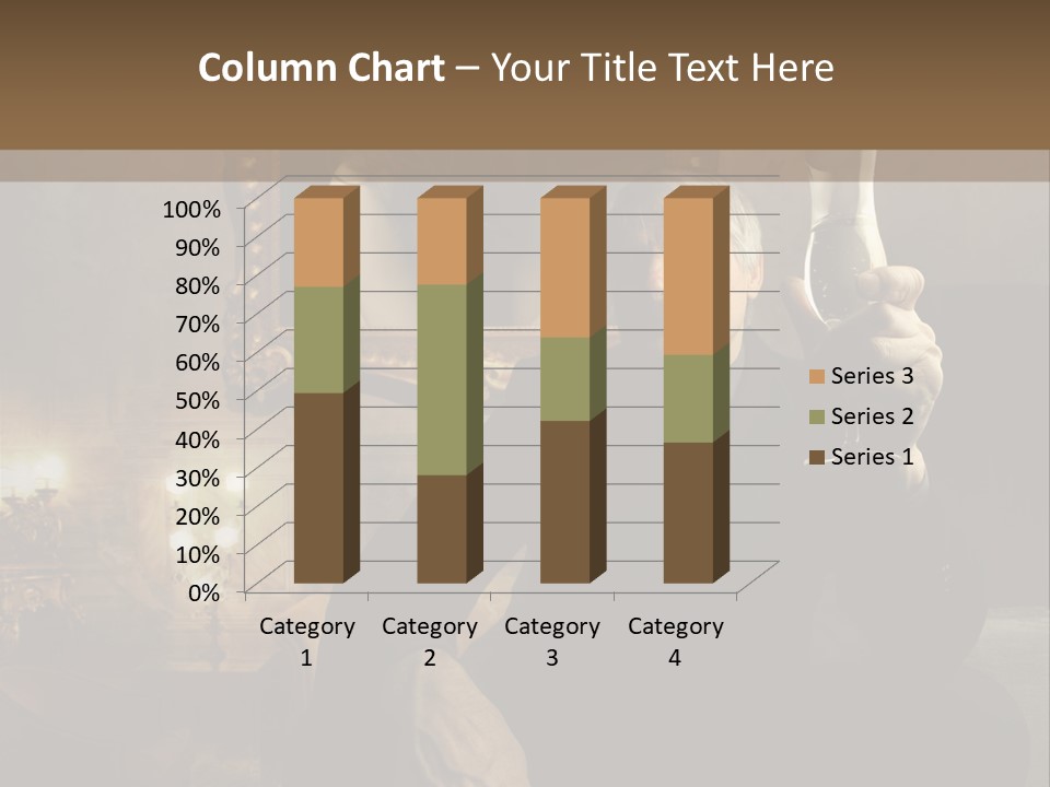 Sitting Girl Sparkling PowerPoint Template