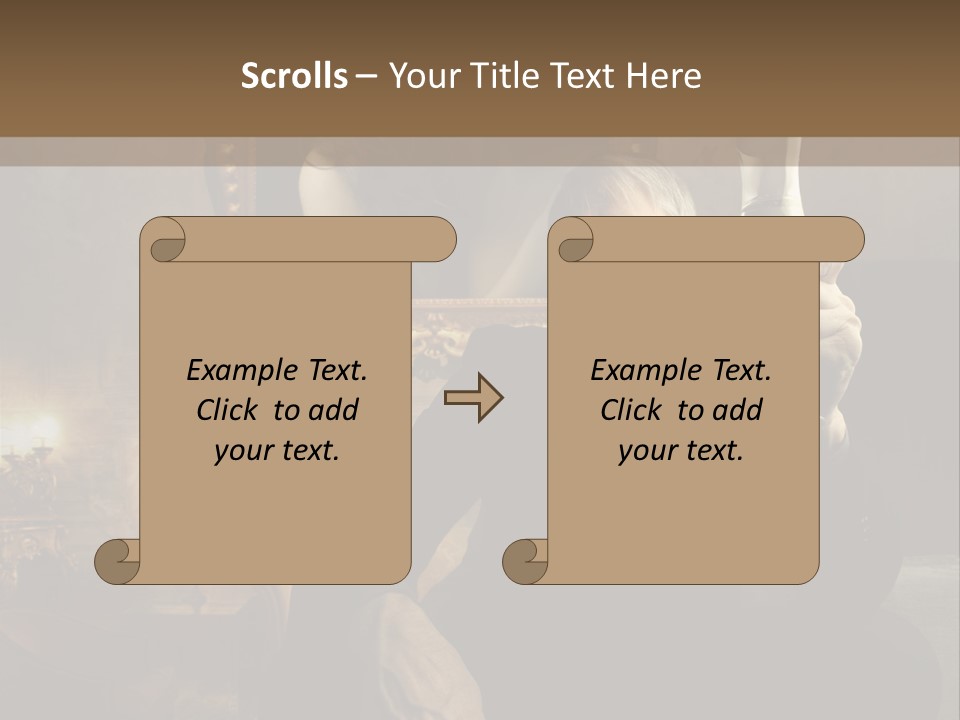 Sitting Girl Sparkling PowerPoint Template