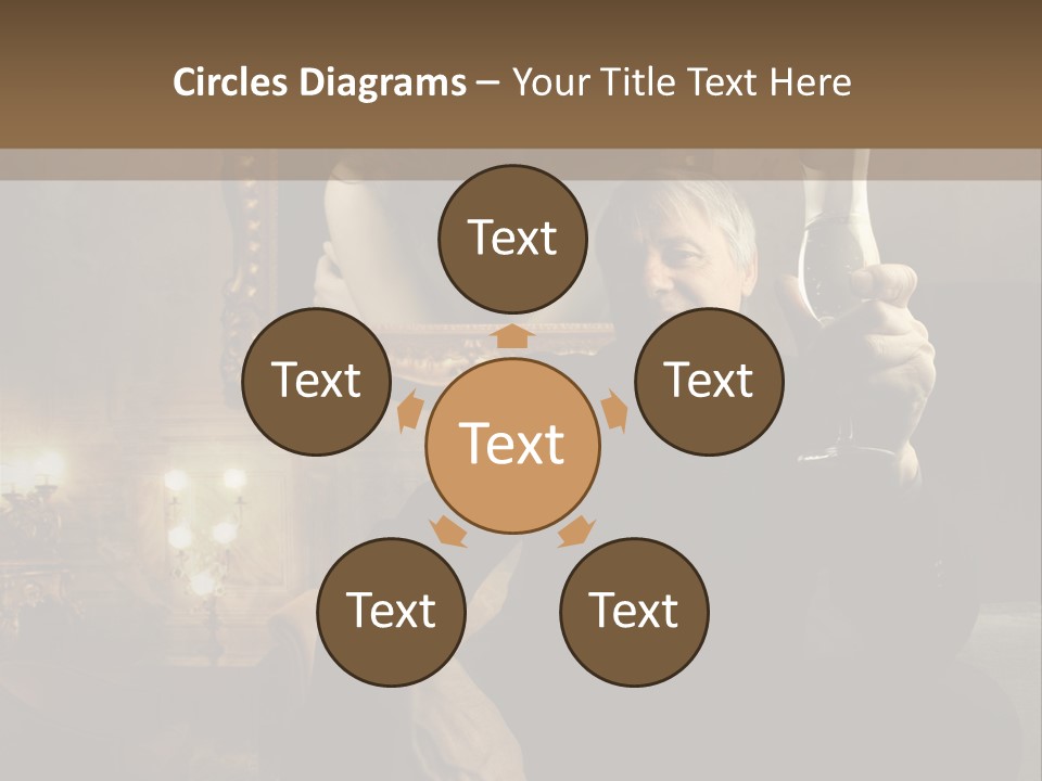 Sitting Girl Sparkling PowerPoint Template