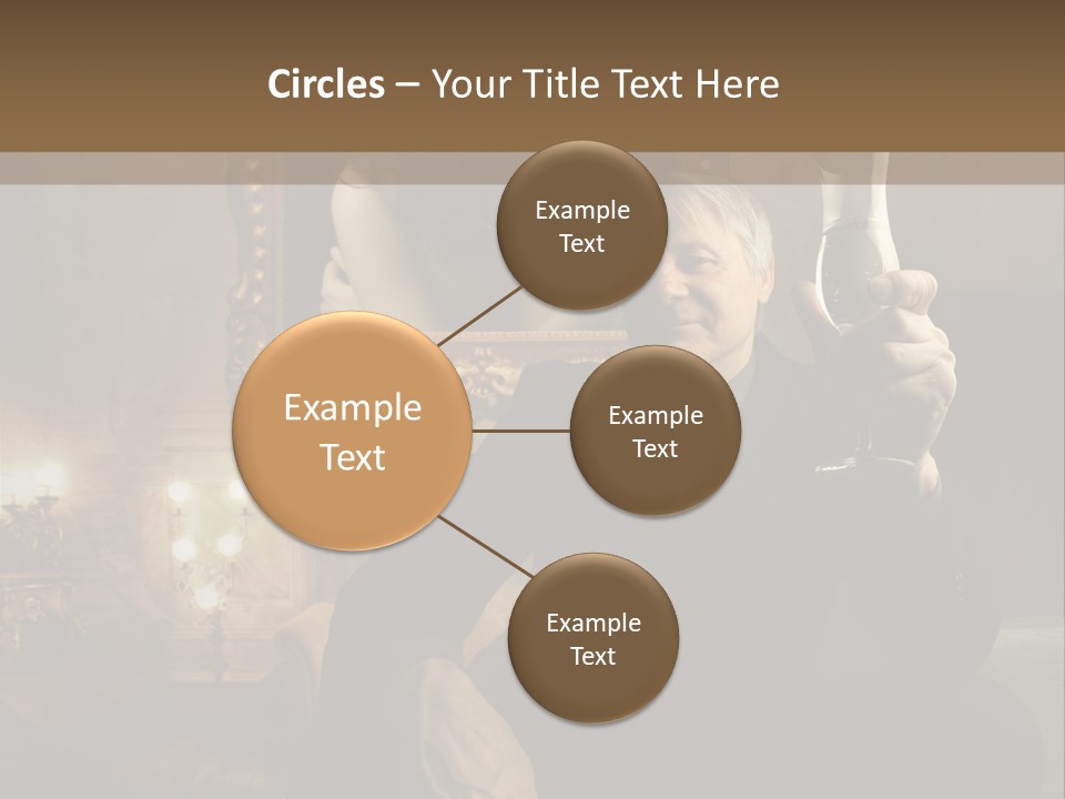 Sitting Girl Sparkling PowerPoint Template