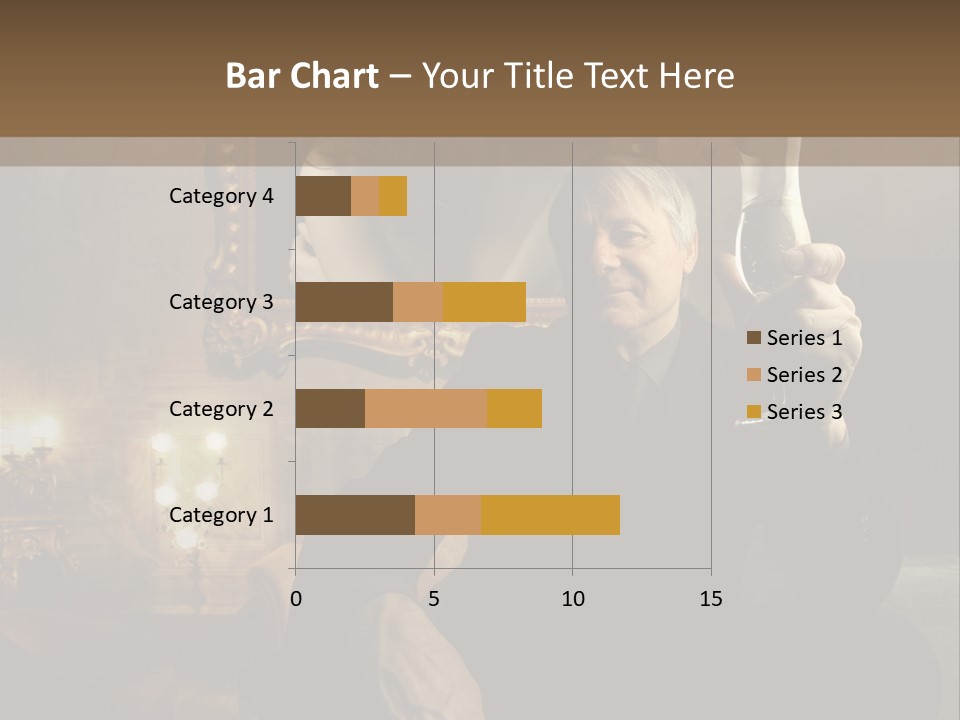 Sitting Girl Sparkling PowerPoint Template