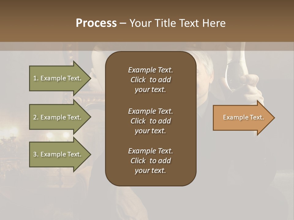 Sitting Girl Sparkling PowerPoint Template