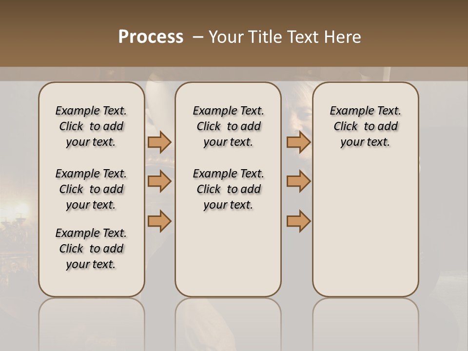 Sitting Girl Sparkling PowerPoint Template