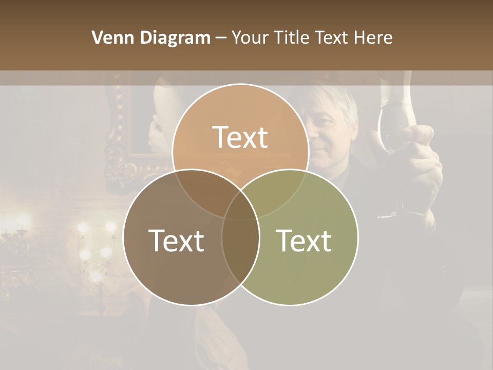 Sitting Girl Sparkling PowerPoint Template