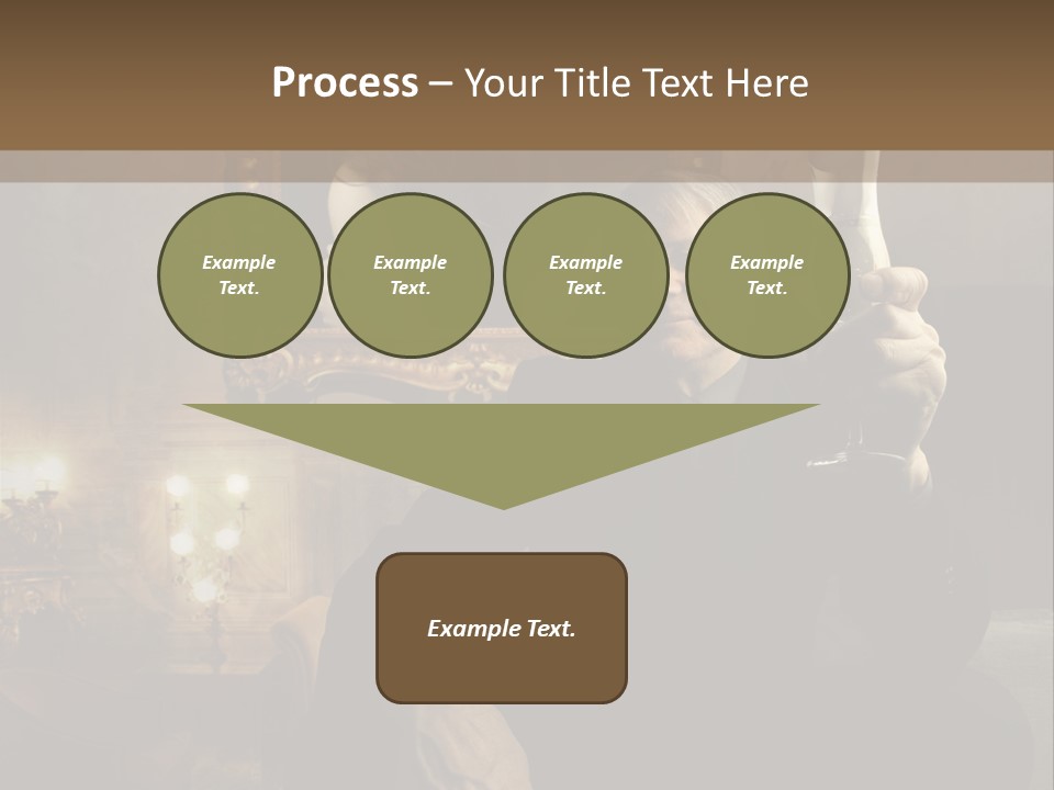 Sitting Girl Sparkling PowerPoint Template