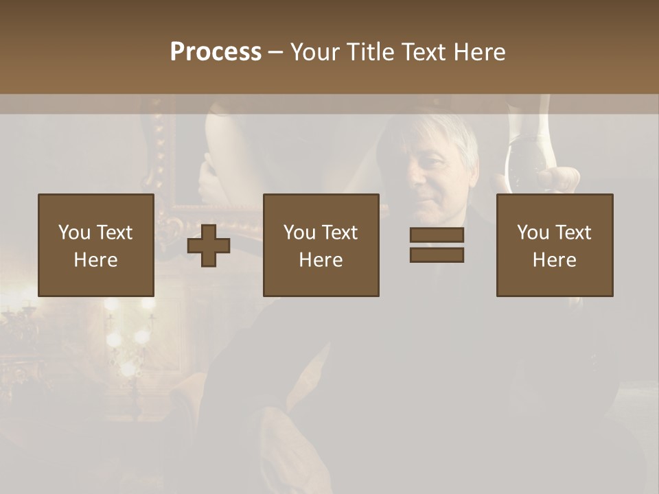 Sitting Girl Sparkling PowerPoint Template