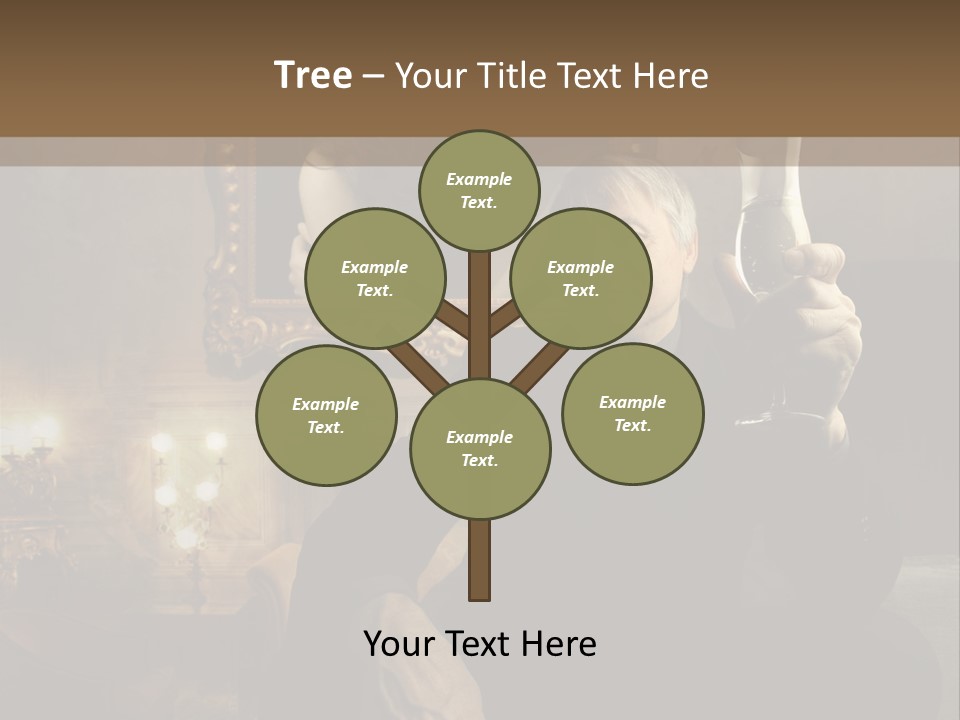 Sitting Girl Sparkling PowerPoint Template