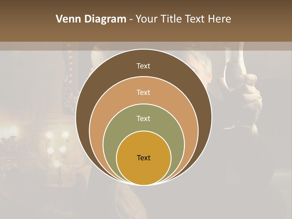 Sitting Girl Sparkling PowerPoint Template