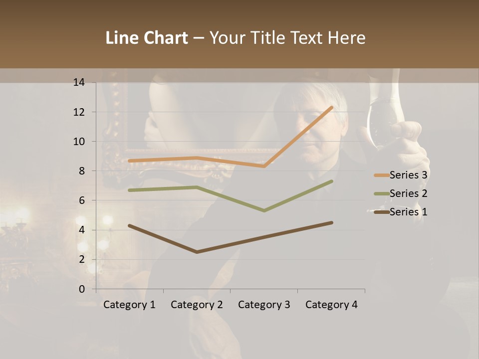 Sitting Girl Sparkling PowerPoint Template