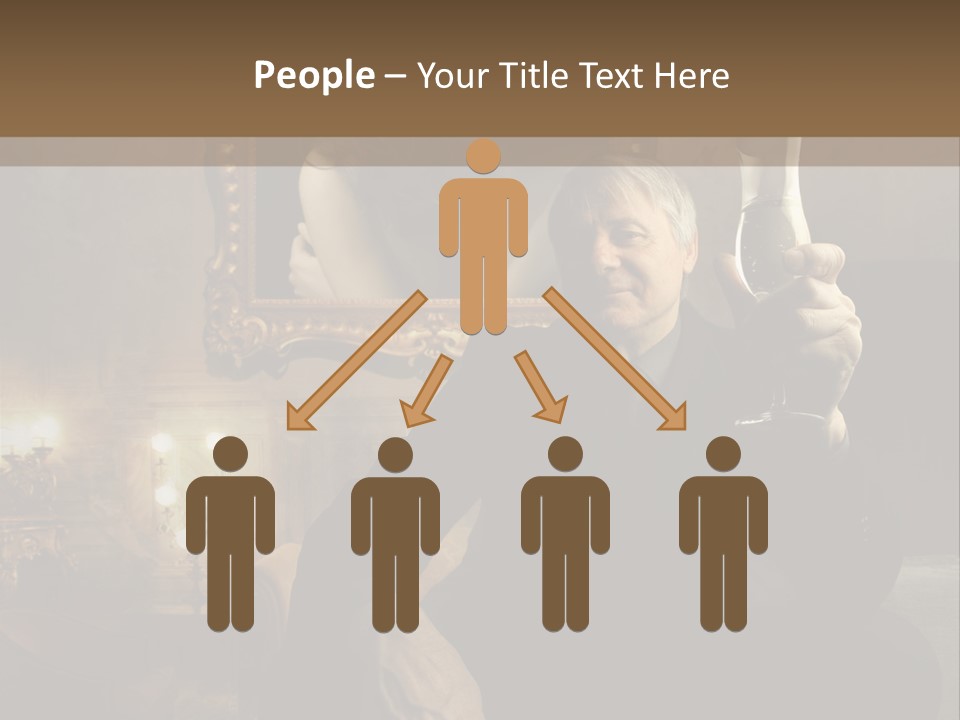 Sitting Girl Sparkling PowerPoint Template