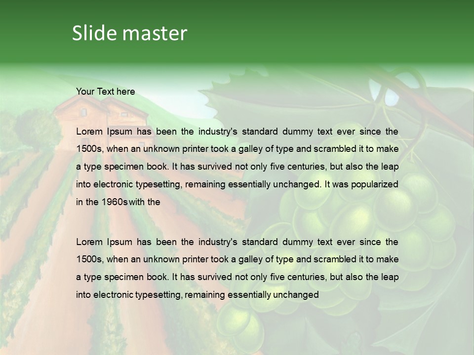 Rural Food Italy PowerPoint Template