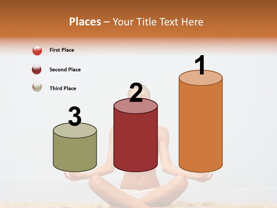 Relaxing Cute People PowerPoint Template