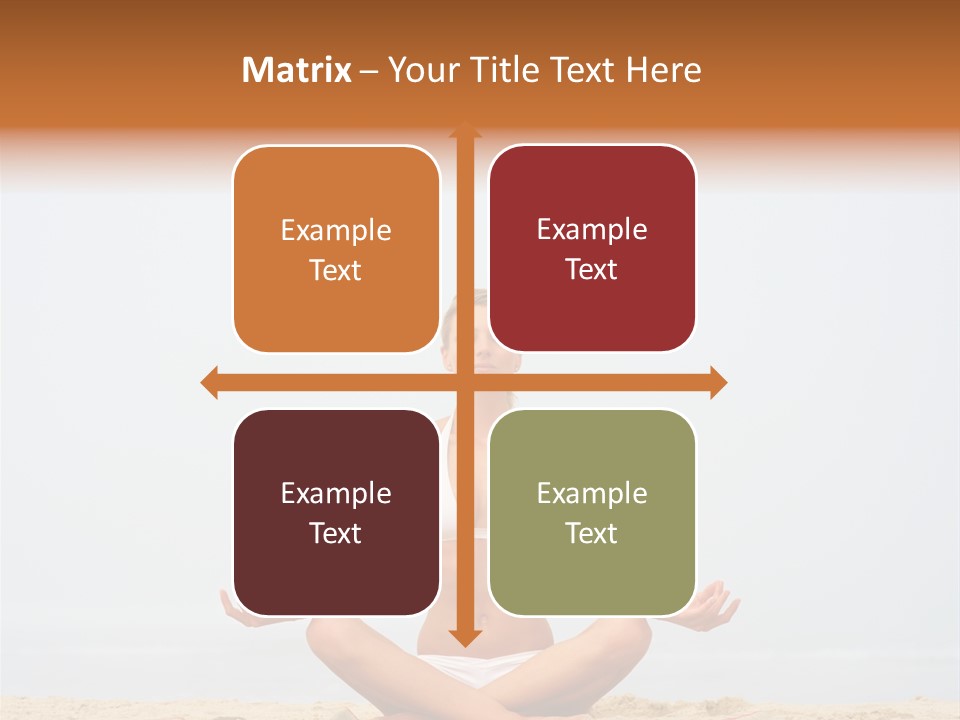 Relaxing Cute People PowerPoint Template