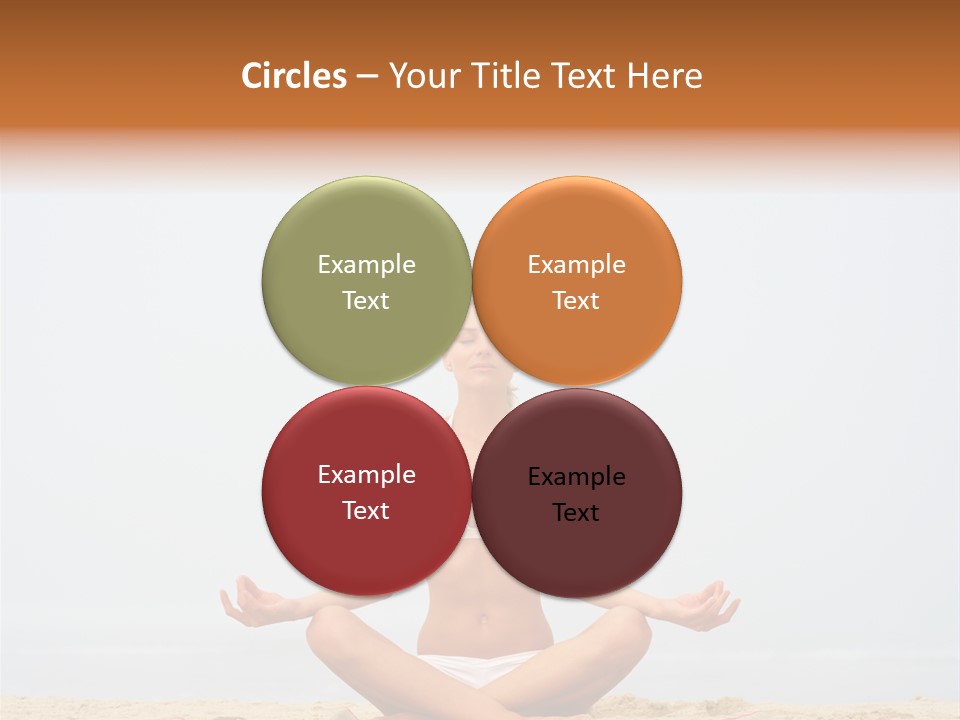 Relaxing Cute People PowerPoint Template