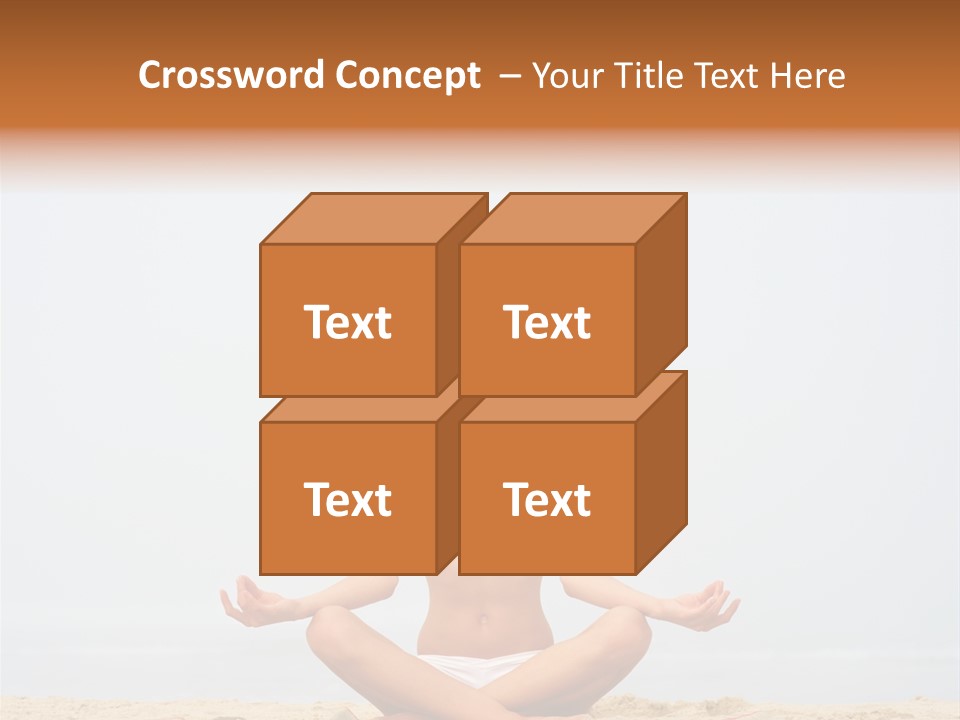 Relaxing Cute People PowerPoint Template