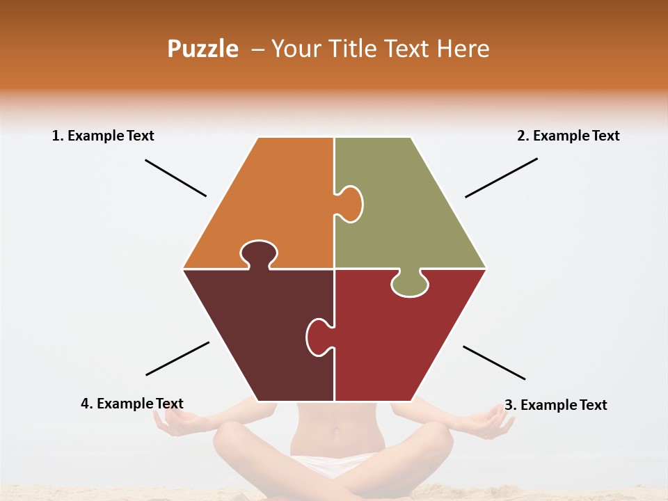 Relaxing Cute People PowerPoint Template