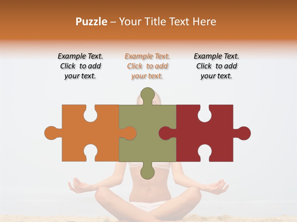 Relaxing Cute People PowerPoint Template