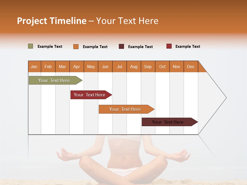 Relaxing Cute People PowerPoint Template