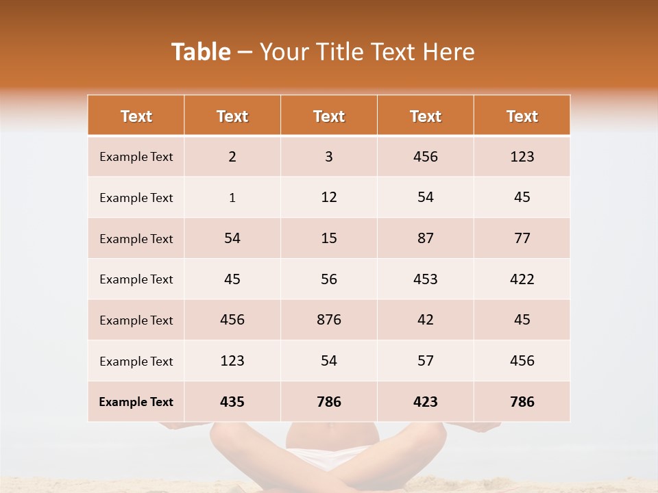 Relaxing Cute People PowerPoint Template